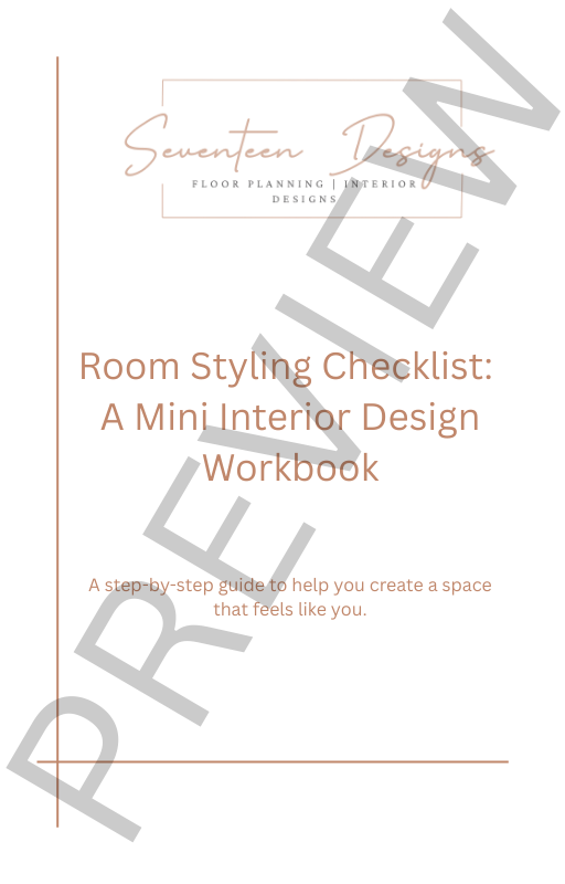 Room Styling Checklist: A Mini Interior Design Workbook